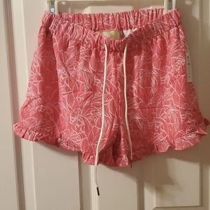 Lauren James NWT palm print shorts,  Medium